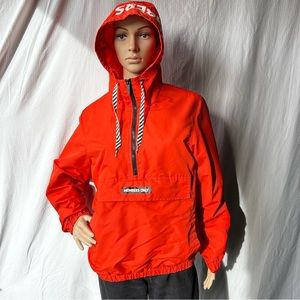 Members Only Red Hooded Jacket